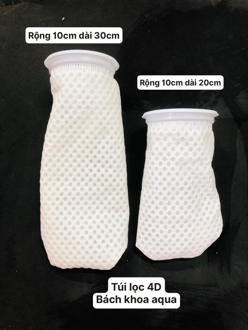 Túi lọc 4D miệng nhựa